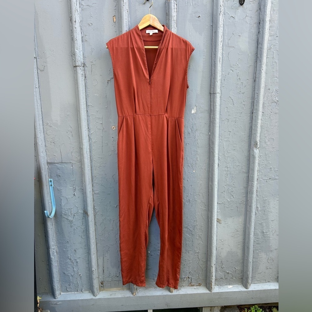 Dagg & Stacey Rust jumpsuit, size 4